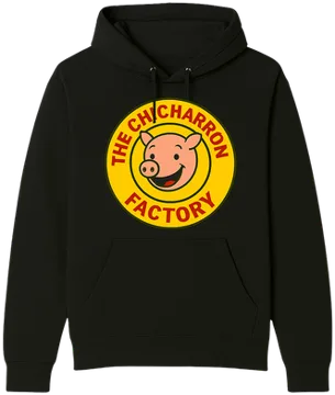 Black logo hoodie