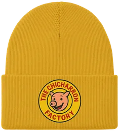 Yellow logo beanie